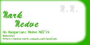 mark medve business card